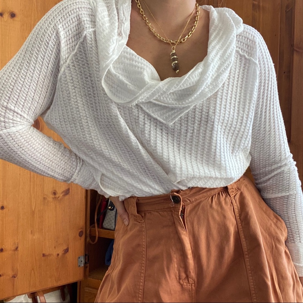 We the Free Cowl Neck Top